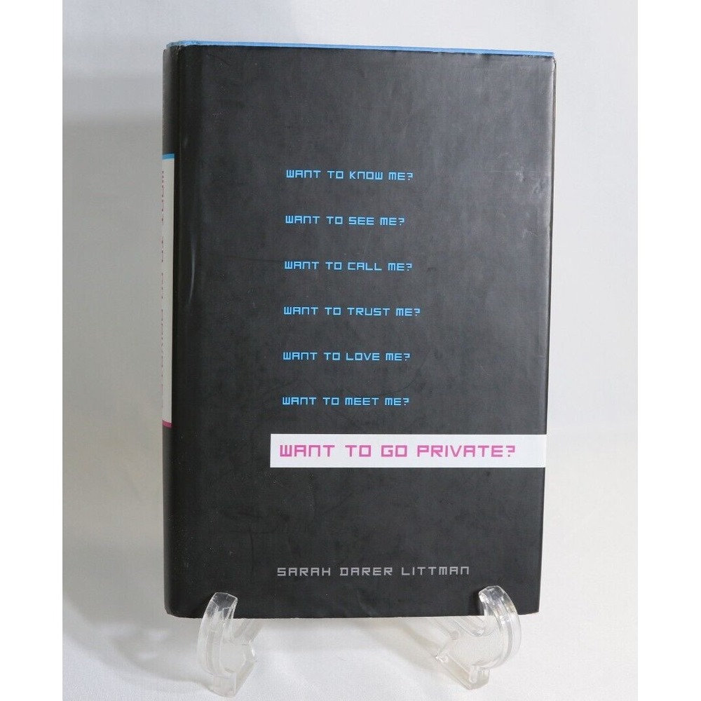 Want to Go Private? Sarah Darer Littman Hardcover 2011 First Edition Scholastic